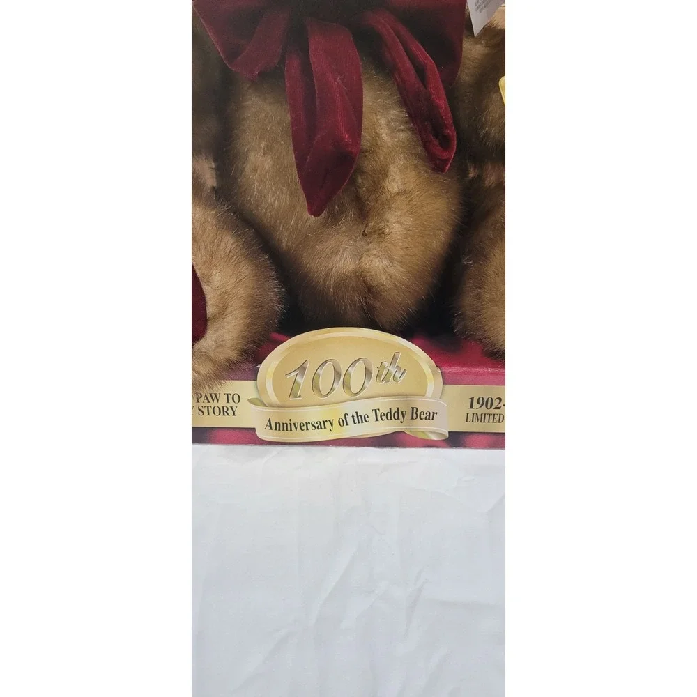Dan Dee Teddy Bear Plush Talking 100th Anniversary Collectors Edition Brown 15